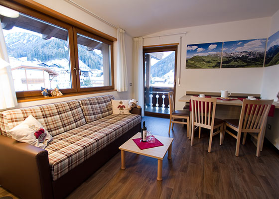 Living room - Apartments Ariola in Selva Val Gardena